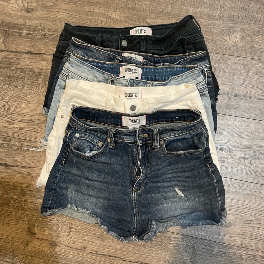 SOLD @ MERC@Ri- VS PINK SHORTS BUNDLE